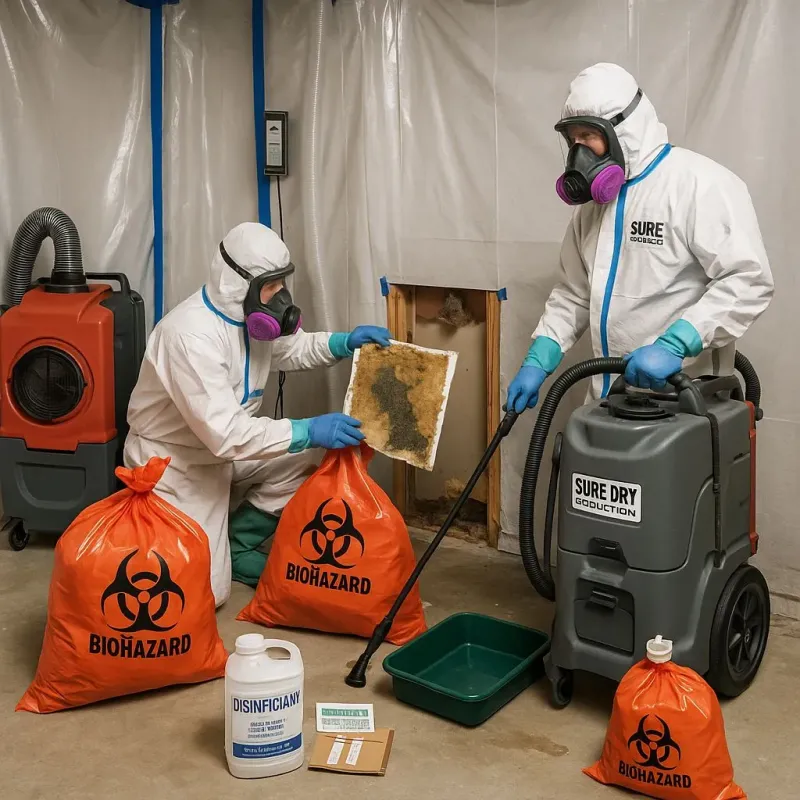 Contaminated Water Handling Protocols process in Cando, ND